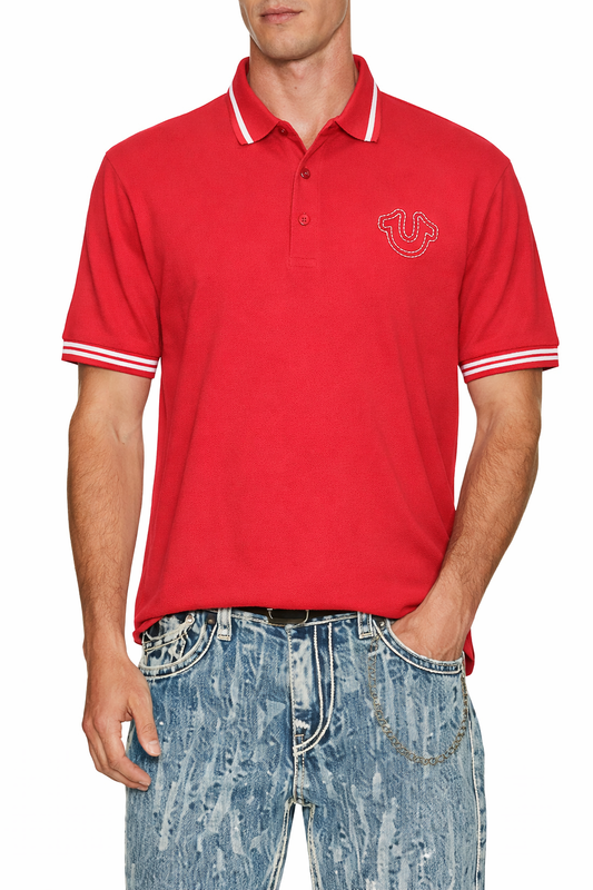 True Religion logo polo shirt