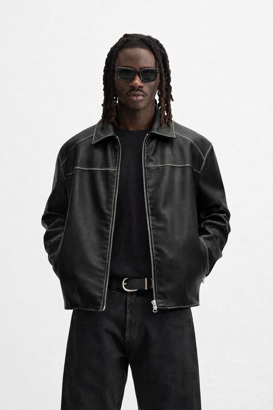 Pull&Bear Faux Leather Jacket