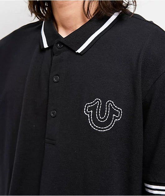 True Religion logo polo shirt
