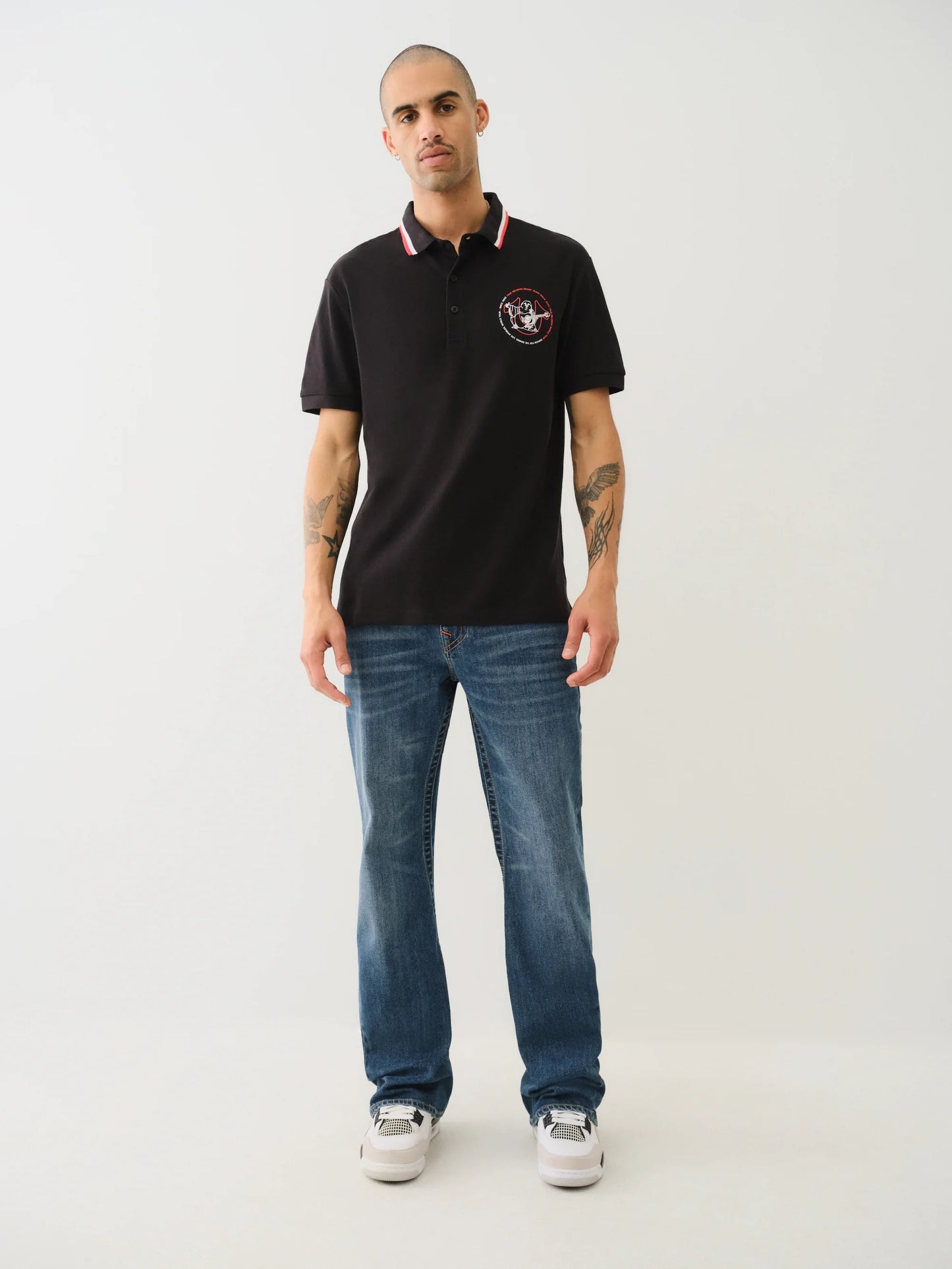 True Religion logo polo shirt