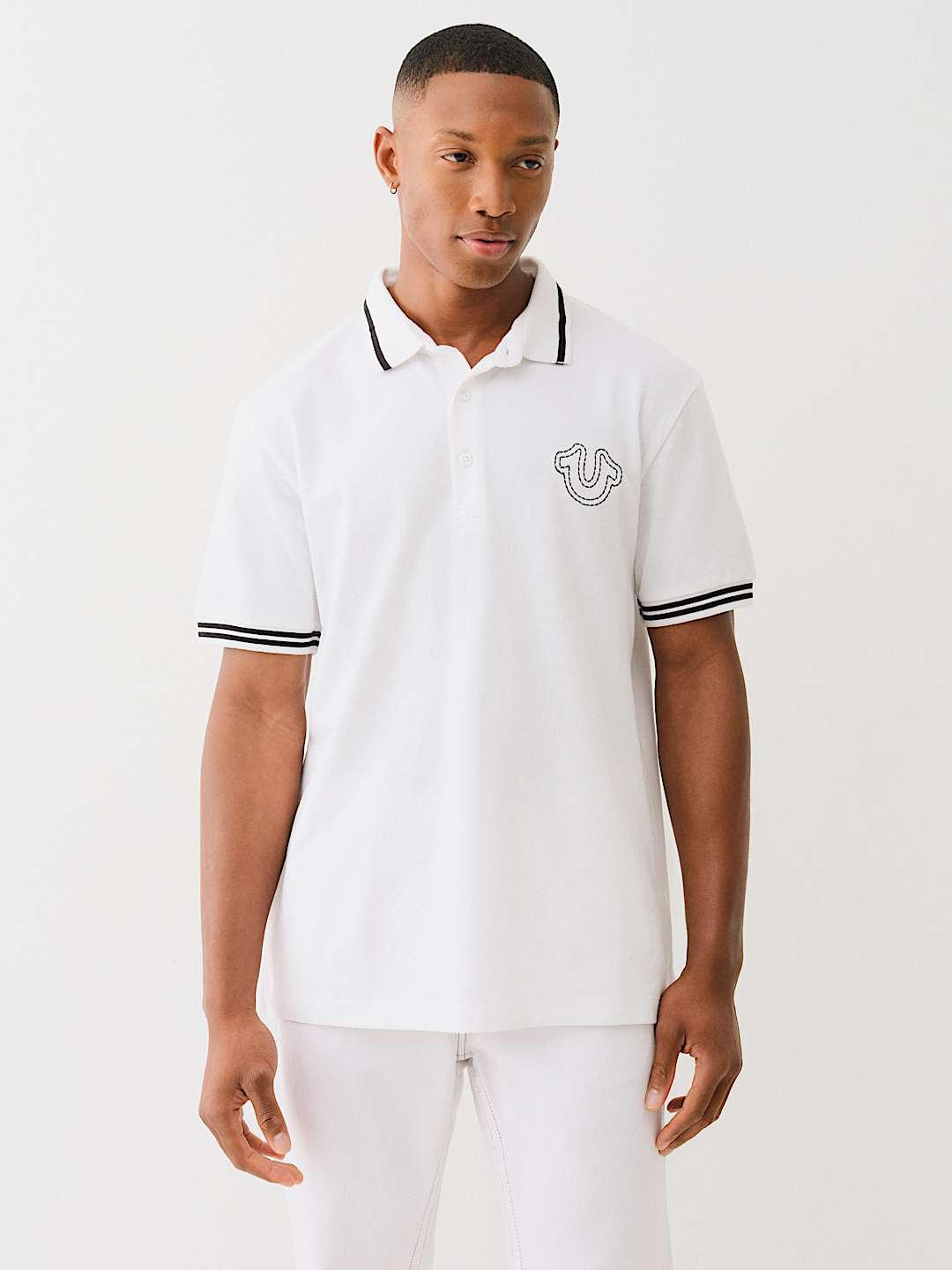 True Religion logo polo shirt