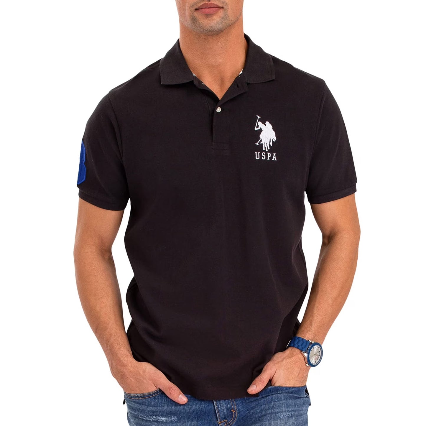 US Polo Breathable Cotton Pique Polo Shirt