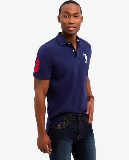 US Polo Breathable Cotton Pique Polo Shirt
