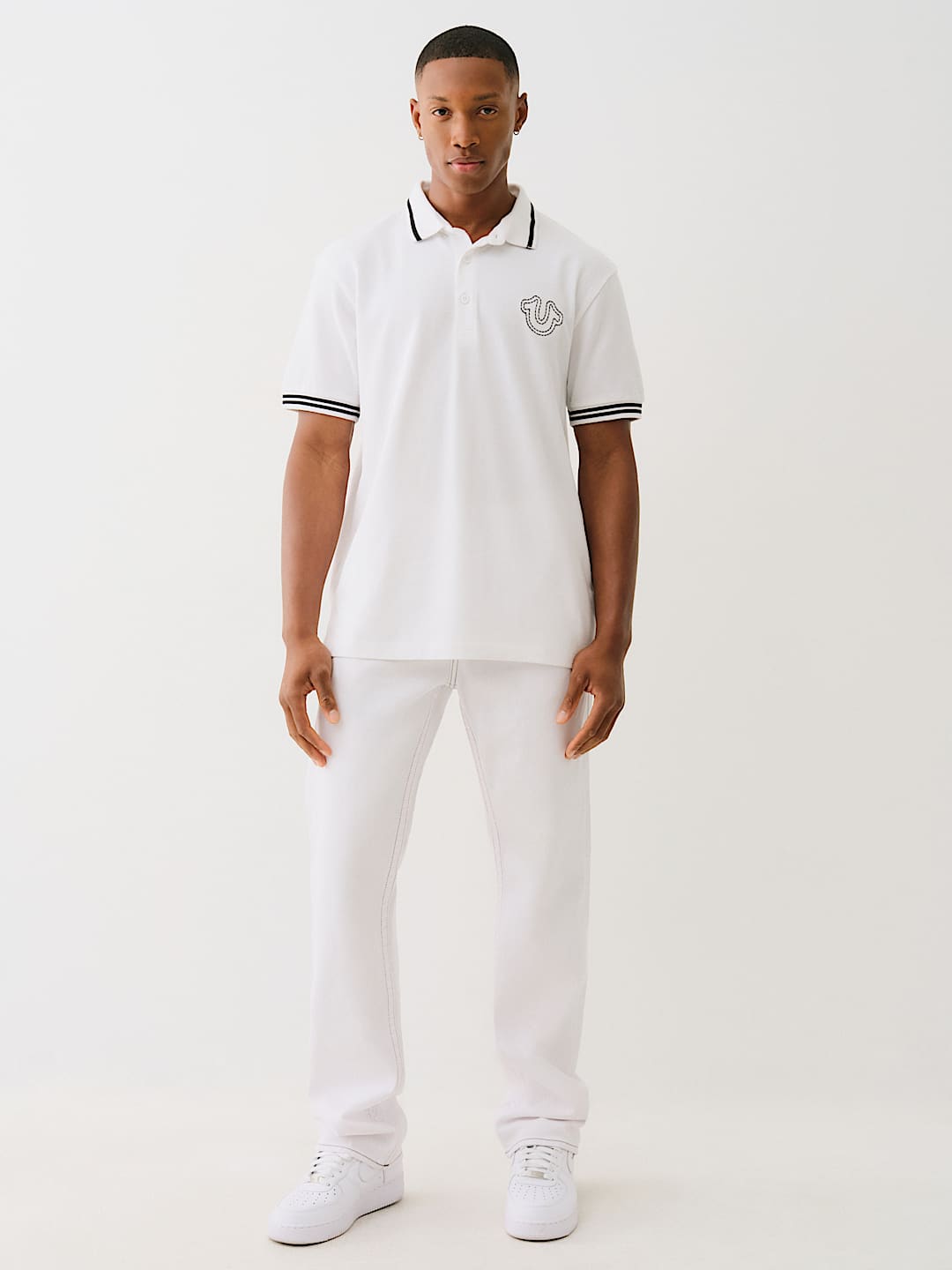 True Religion logo polo shirt