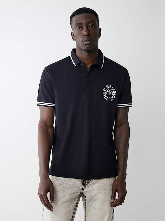 True Religion logo polo shirt