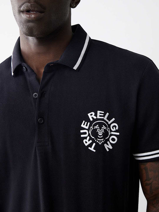 True Religion logo polo shirt