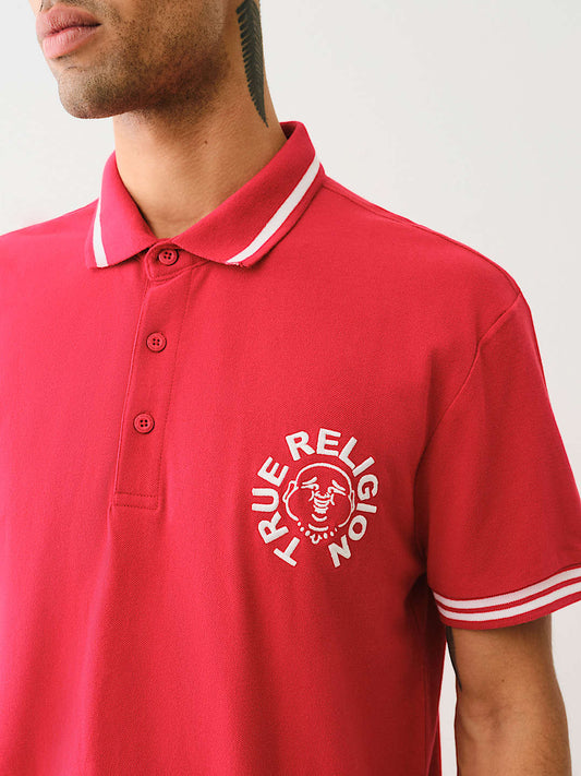 True Religion logo polo shirt