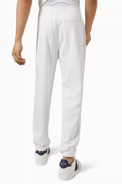 armani exchange sweatpants regular fit - white