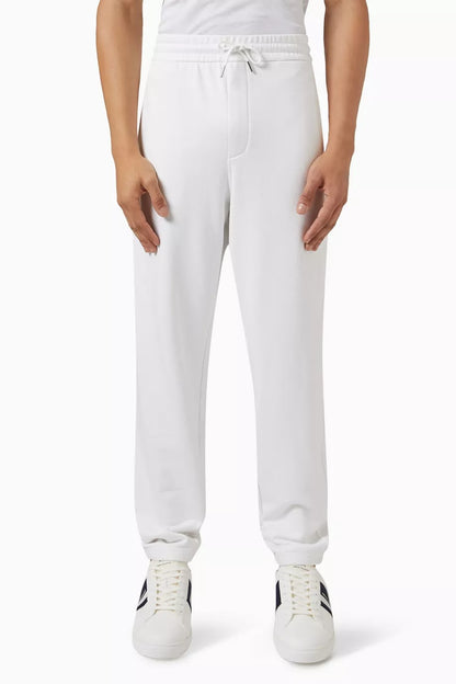 armani exchange sweatpants regular fit - white