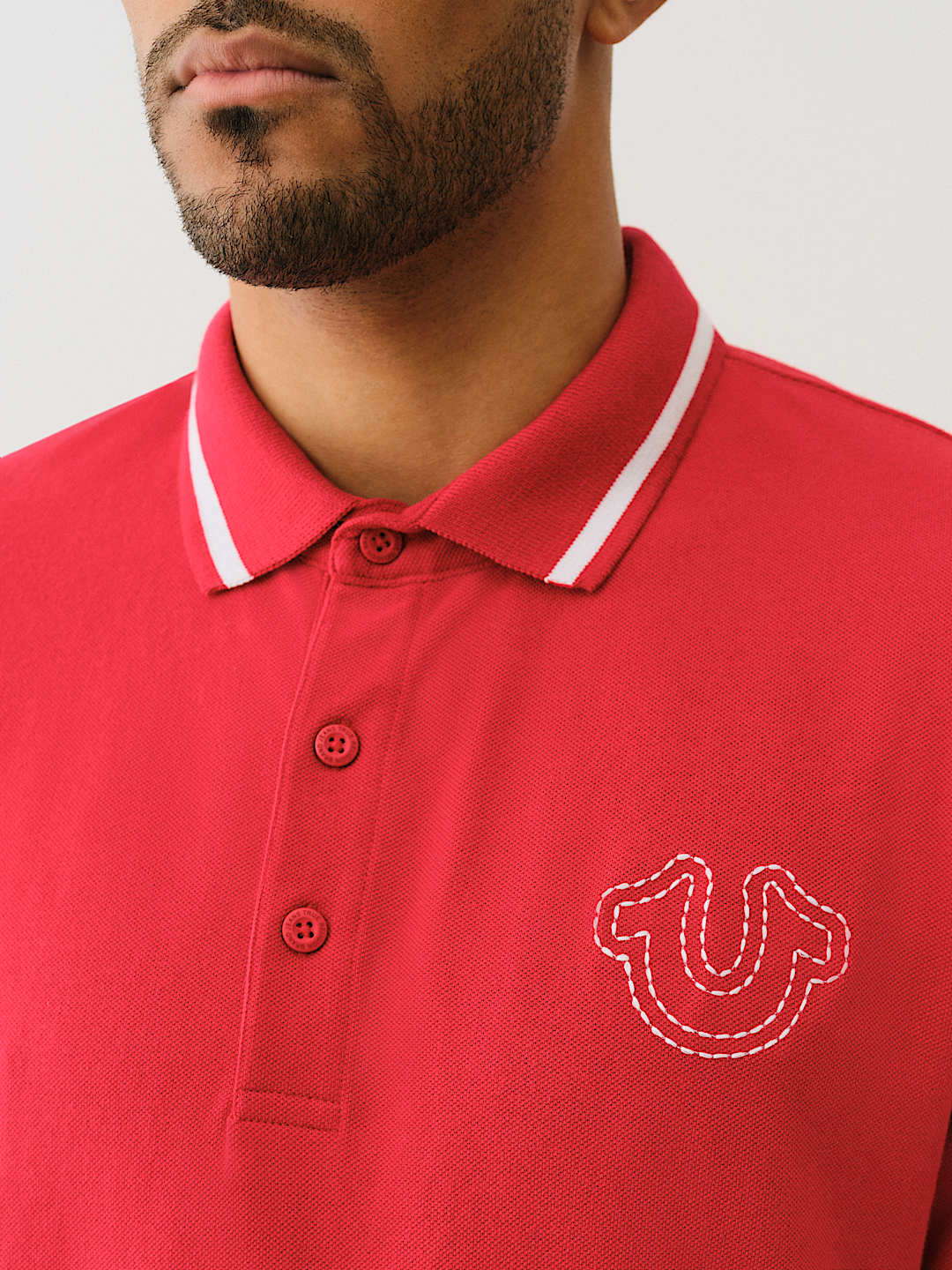 True Religion logo polo shirt