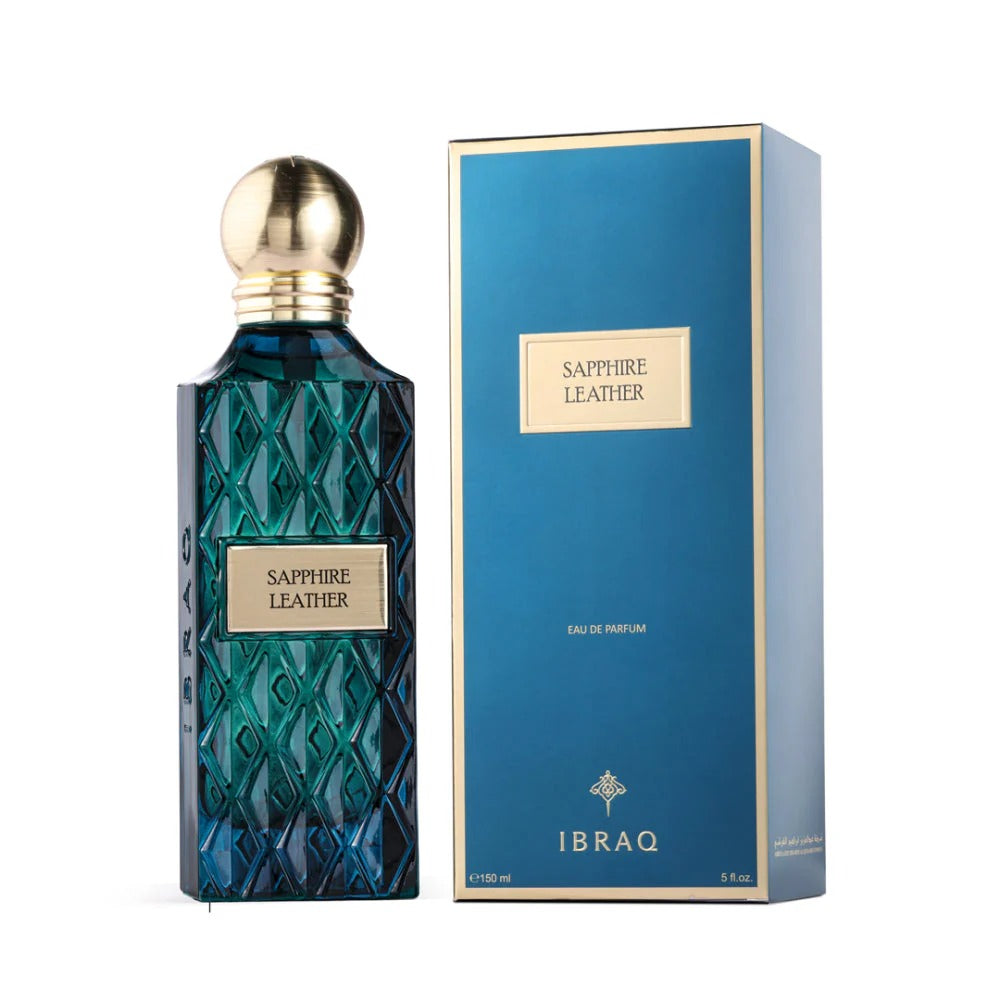 Ibrahim Al Qurashi Sapphire Leather Eau De Parfum - 150ML