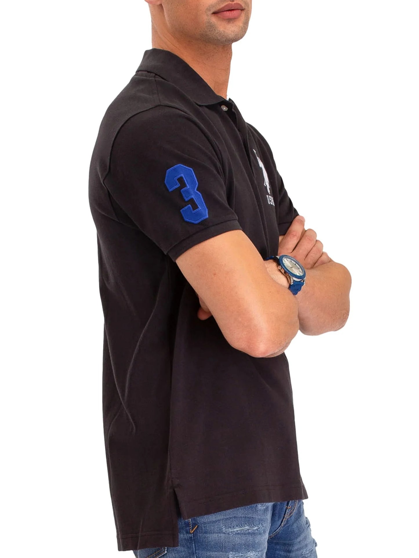 US Polo Breathable Cotton Pique Polo Shirt