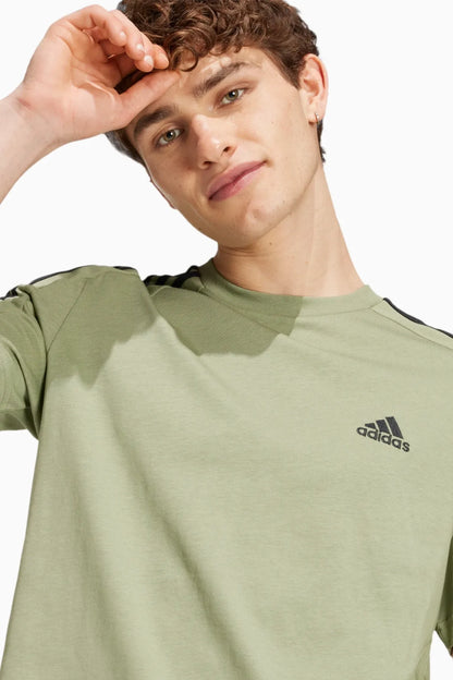 Adidas Essentials Single 3S Tee - Green