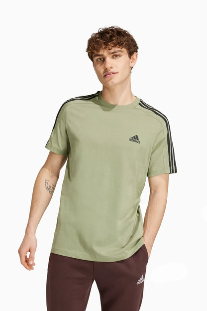 Adidas Essentials Single 3S Tee - Green