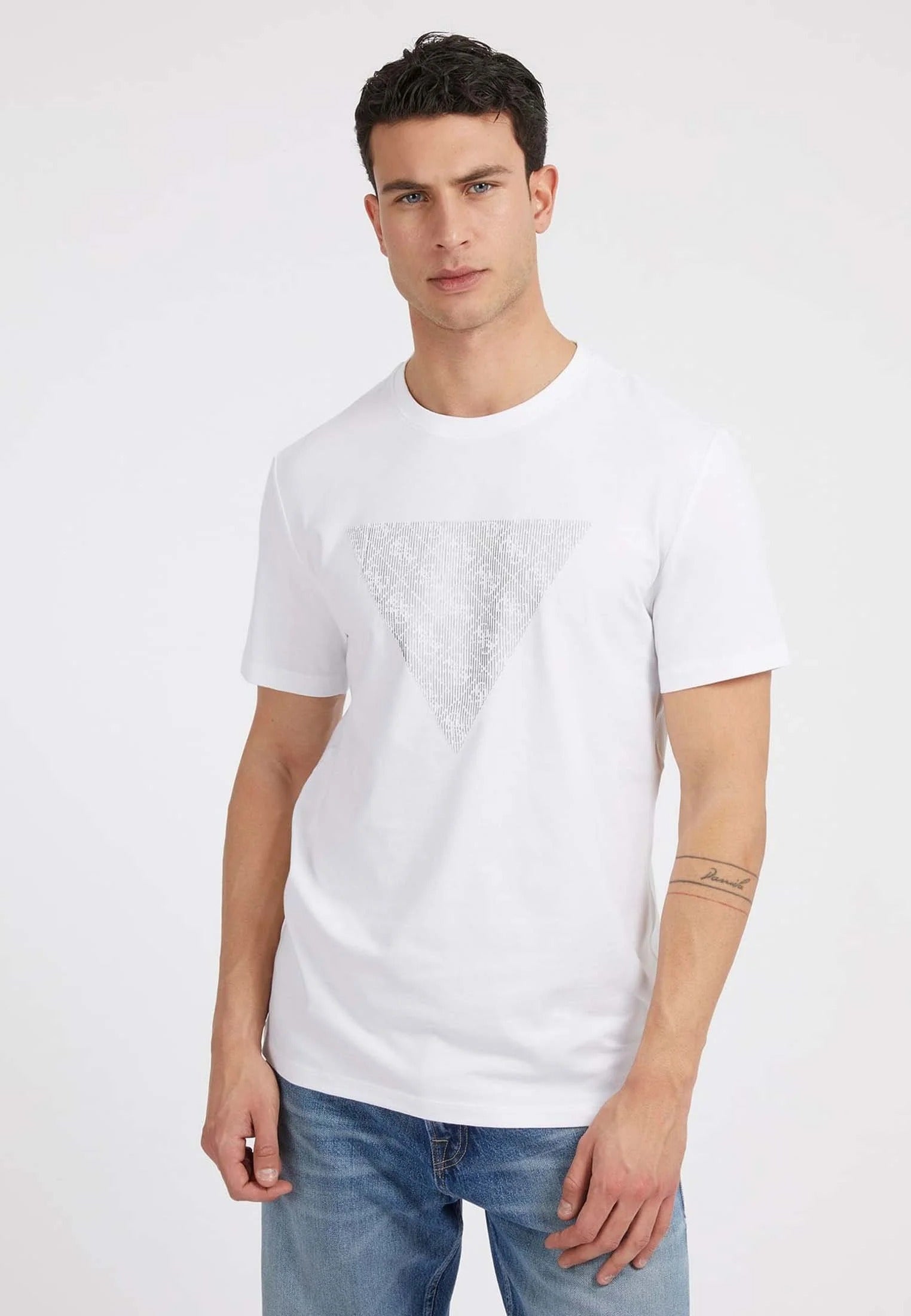 Guess DREIECK VORNE - Print T-shirt