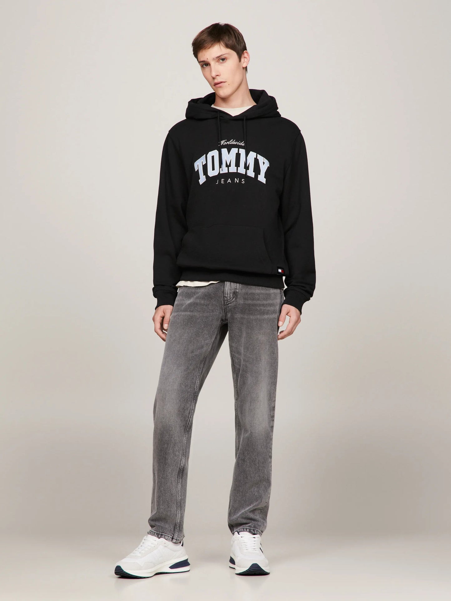 Tommy Jeans Varsity Logo Terry Hoody - Regular Fit