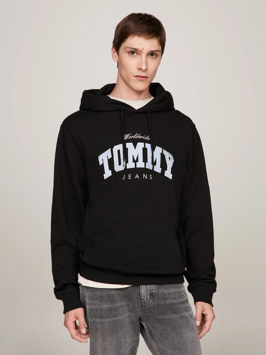 Tommy Jeans Varsity Logo Terry Hoody - Regular Fit