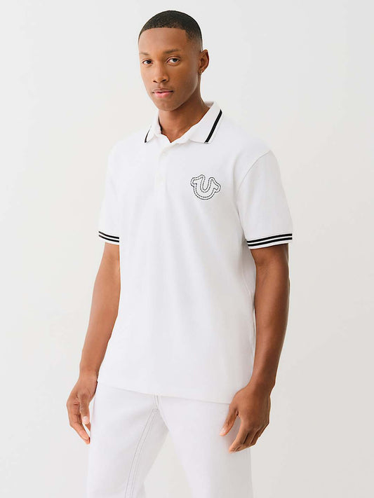 True Religion logo polo shirt
