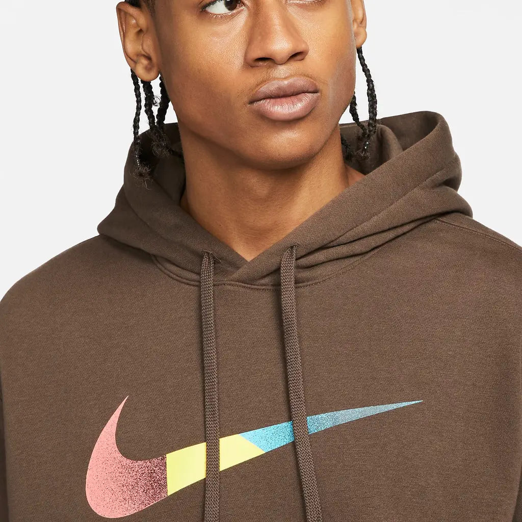 Nike Swoosh Hoodie - Brown