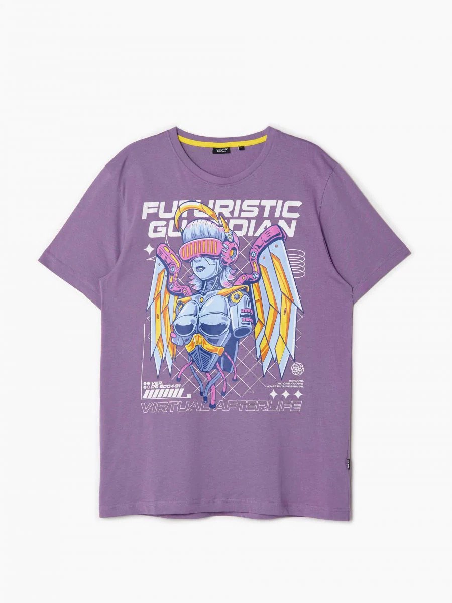 Cropp Futuristic Guardian Graphic T-Shirt