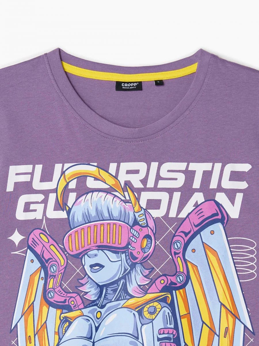 Cropp Futuristic Guardian Graphic T-Shirt