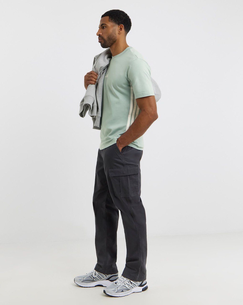 Adidas ESSENTIALS 3-STRIPES SINGLE JERSEY