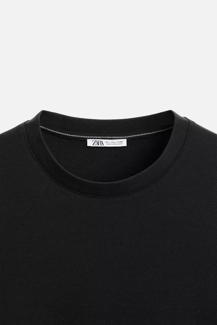 Zara Jacquard Textured Oversized T-shirt