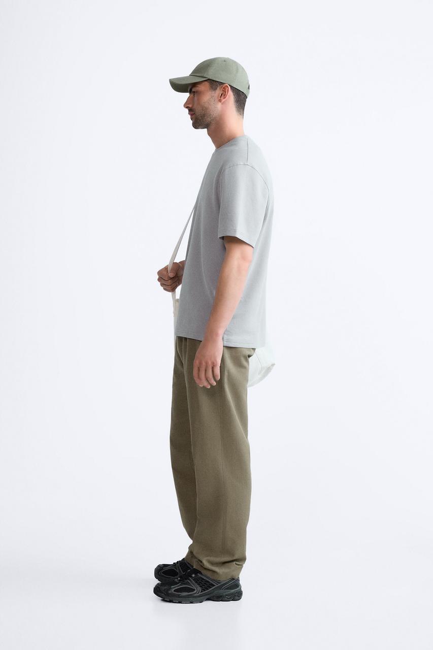 Zara Jacquard Textured Oversized T-shirt
